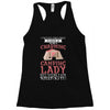 camping lady Racerback Tank