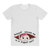 August Peeking Out Baby Girl All Over Women's T-shirt
