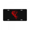 heartless splatter License Plate