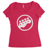 scott pilgrim vs the world bass guitar rockband vintage show movie tee Women's Triblend Scoop T-shirt