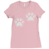dog paws set of 2 Ladies Fitted T-Shirt