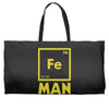 chemical element for iron man Weekender Totes