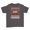 santa only comes once a year aunt is always here to cheer Youth Tee