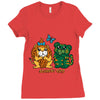 scaredy cats Ladies Fitted T-Shirt