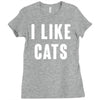 i like cats Ladies Fitted T-Shirt
