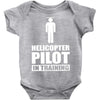 helicopter pilot in training Baby Onesie