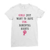 Girls Want To Have Fundamentals Rights Ladies Fitted T-Shirt