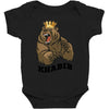 bear khabib Baby Bodysuit