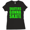 skaters Ladies Fitted T-Shirt