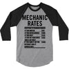 mechanic labour rates 3/4 Sleeve Shirt