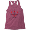geek love shirt Racerback Tank