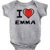i love emma Baby Onesie