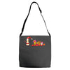 when xmas Adjustable Strap Totes