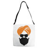 singh is king Adjustable Strap Totes