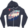 leaf Zipper Hoodie