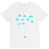 space invaders V-Neck Tee