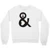 peace and love tshirt party heart tee no war stoner hippie sign ladies Crewneck Sweatshirt
