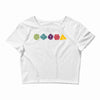 dungeons and dragons die hit Crop Top