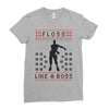 floss like a boss Ladies Fitted T-Shirt