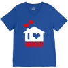 i love house music V-Neck Tee