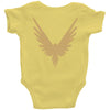 Maverick Gold Print Baby Onesie