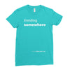 trending somewhere Ladies Fitted T-Shirt