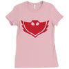 pj masks owlette symbol Ladies Fitted T-Shirt