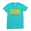 Estar Guars Lightsaber Ladies Fitted T-Shirt