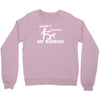 don't touch my simson  fun ddr motorrad tuning simi s51 50 fan Crewneck Sweatshirt