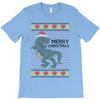 ugly dinosaur merry christmas T-Shirt