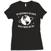 the rotation of earth really makes my day Ladies Fitted T-Shirt