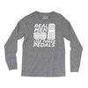 real men use 3 pedals Long Sleeve Shirts
