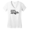 internet killed the video store Women's V-Neck T-Shirt