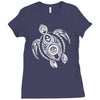 turtle art Ladies Fitted T-Shirt
