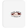 February Peeking Out Asian Baby Boy Mousepad