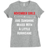 November Girls Ladies Fitted T-Shirt