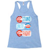 Women's March Stand Unite Fight Racerback Tank