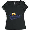 Sunday Funday Women's Triblend Scoop T-shirt