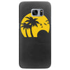 beach silhouette birds sand sunset Samsung Galaxy S7 Edge Case