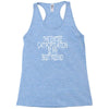 the enire cat population is my best friend Racerback Tank