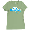 respect your dad Ladies Fitted T-Shirt
