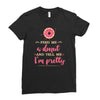 feed me a donut Ladies Fitted T-Shirt