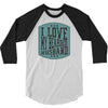i love my beared husband 3/4 Sleeve Shirt