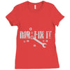 mr fix it Ladies Fitted T-Shirt