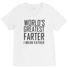 world's greatest farter i mean father V-Neck Tee