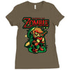 legend of zombies Ladies Fitted T-Shirt