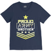 military, proud us army brother veteran u V-Neck Tee