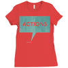 louder than words Ladies Fitted T-Shirt