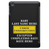 Under Construction Personalize Baby iPad Mini