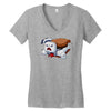 ghostly s'more Women's V-Neck T-Shirt